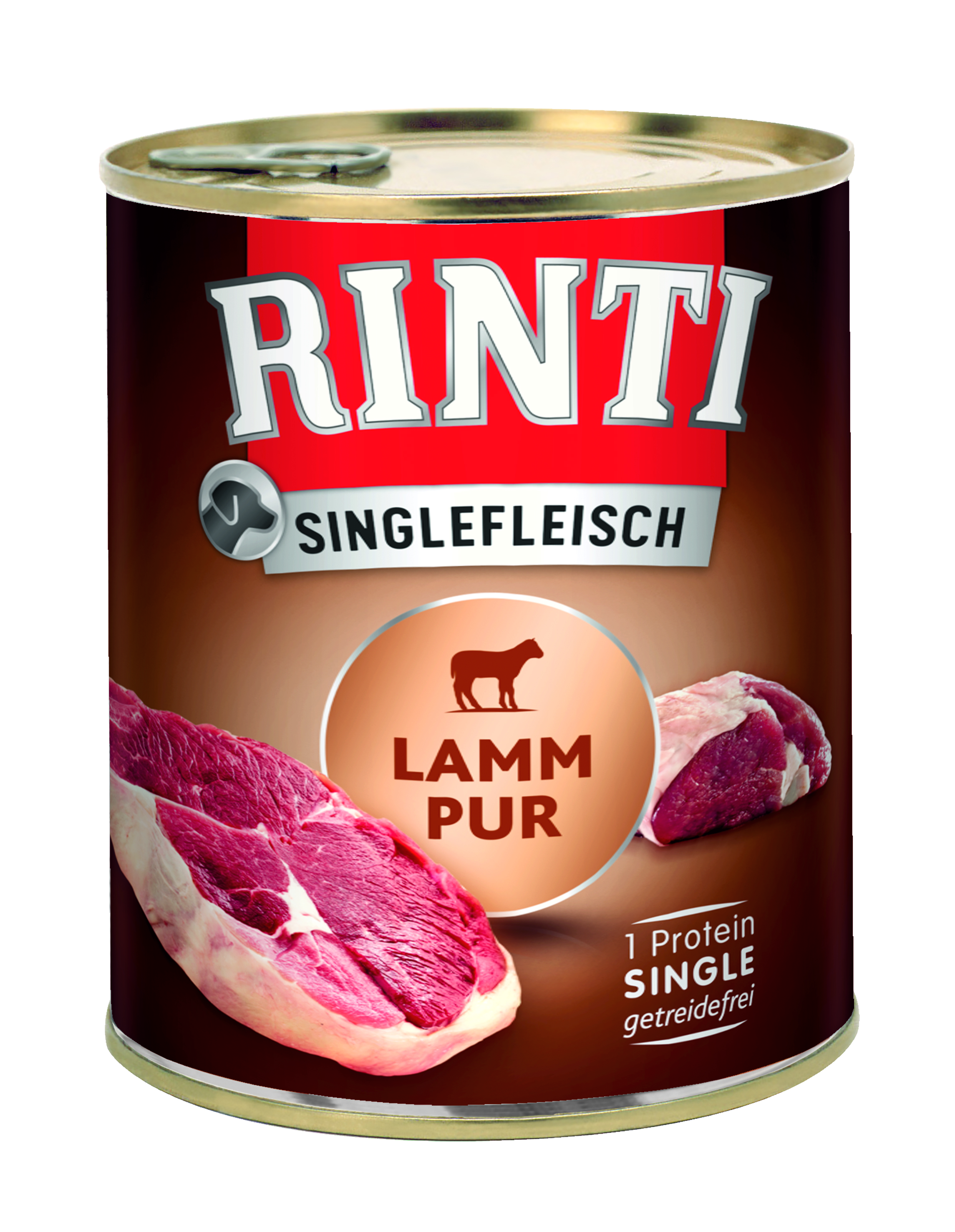 Rinti Singlefleisch Lamm Pur 800g
