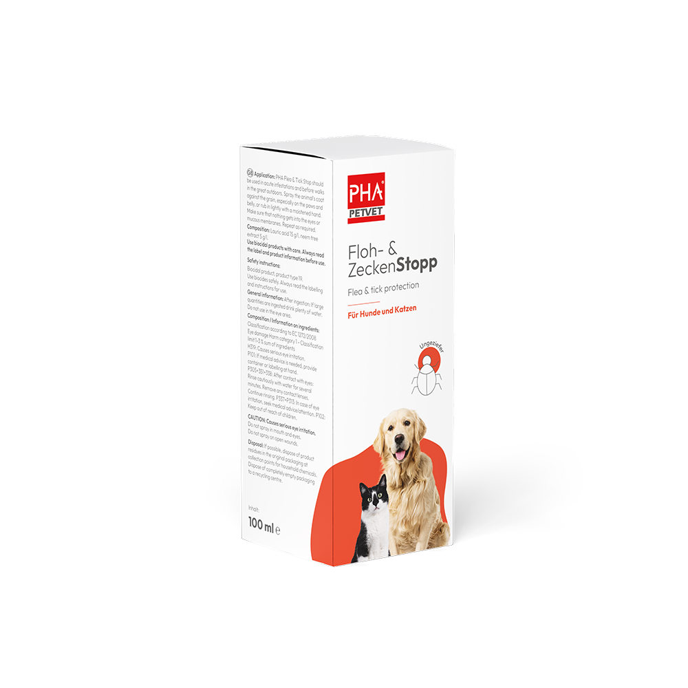 PHA Floh & ZeckenStopp für Hunde u. Katzen 100 ml