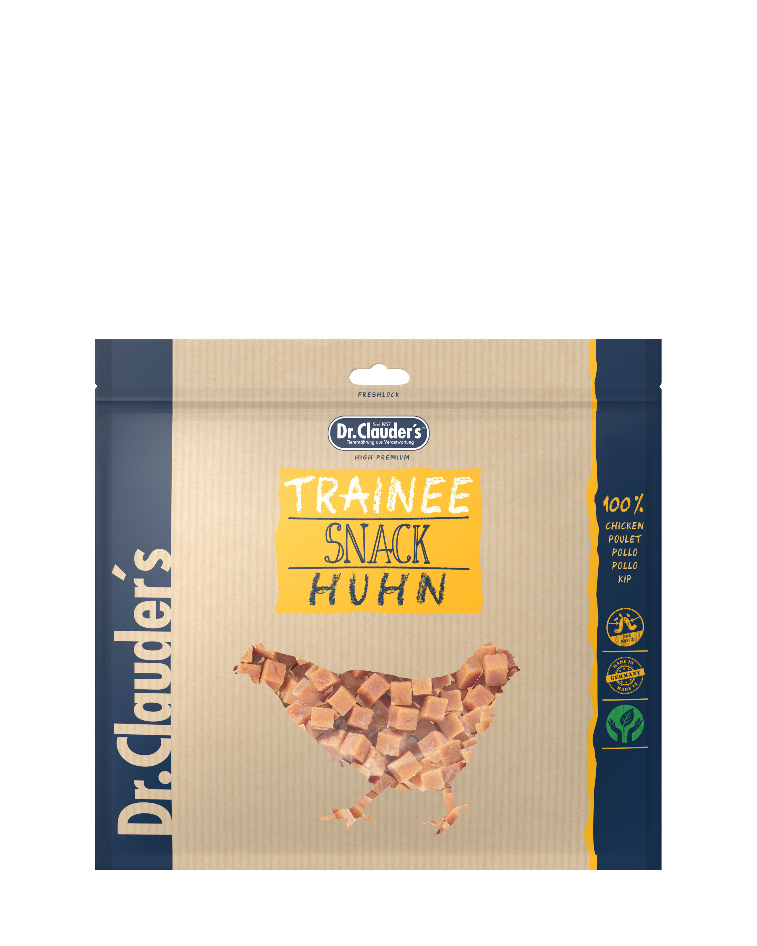 Dr.Clauder´s Trainee Snack Huhn 2 x 500g | Hühnerfleisch | für Hunde