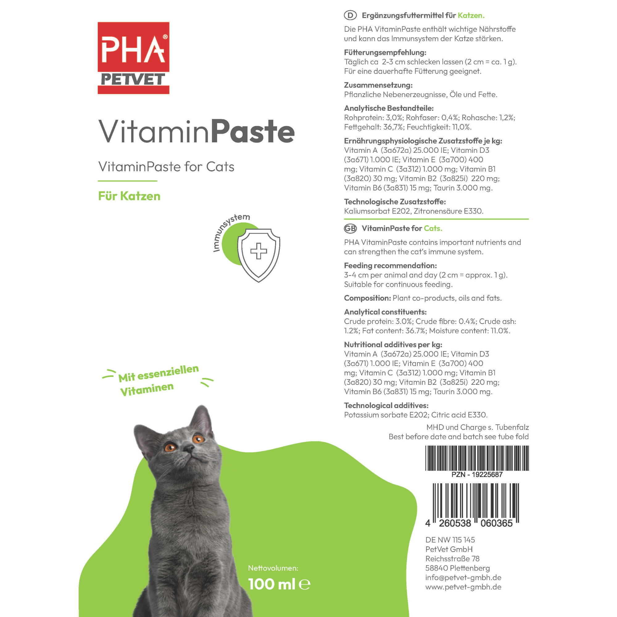 PHA VitaminPaste für Hunde - 100 ml