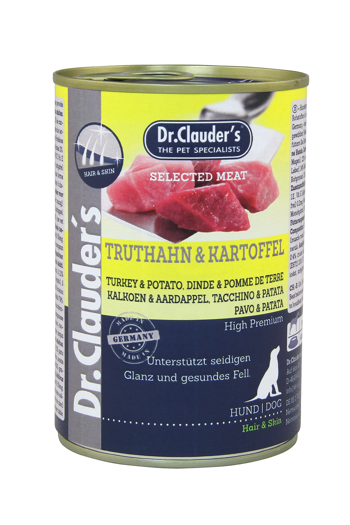 Dr. Clauders Selected Meat Truthahn & Kartoffel 400g