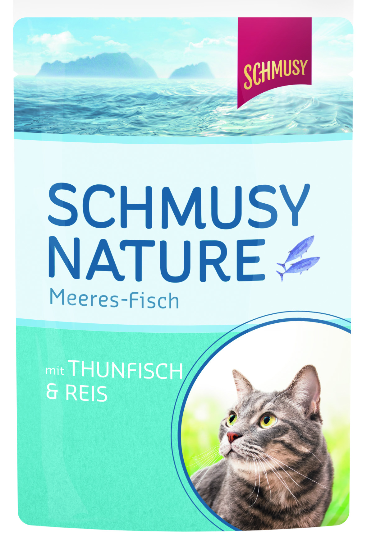Schmusy Nature Meeres-Fisch Thunfisch & Reis 100g