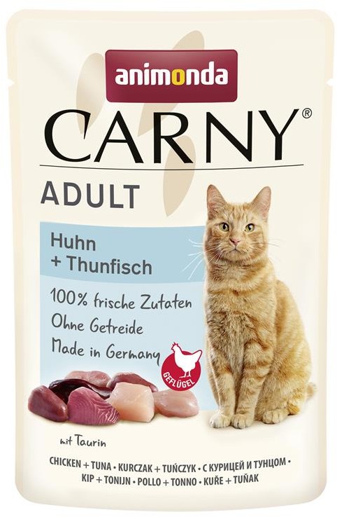 Animonda Cat Portionsbeutel Carny Adult Huhn + Thunfisch