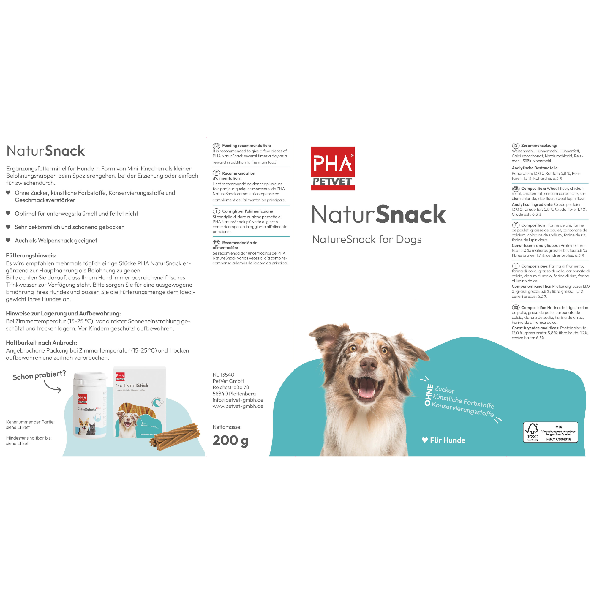 PHA NaturSnack für Hunde 200g